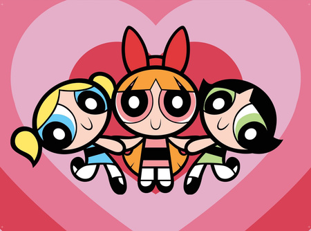 Hintergrund Wandspardose | Powerpuff Girls