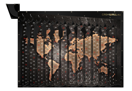 Calendario da parete 2025 | Mappa del mondo | Regalo perfetto per gli appassionati di viaggi