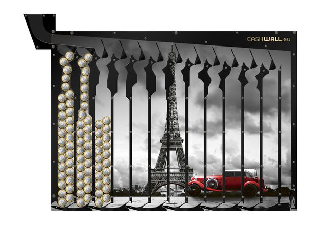 Wall money box | Eiffel Tower | Perfect gift for city lovers