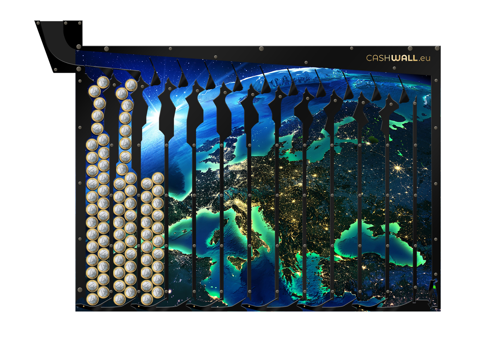 Wandspardose | Planet Erde | Perfekte Geschenkidee für Jedermann