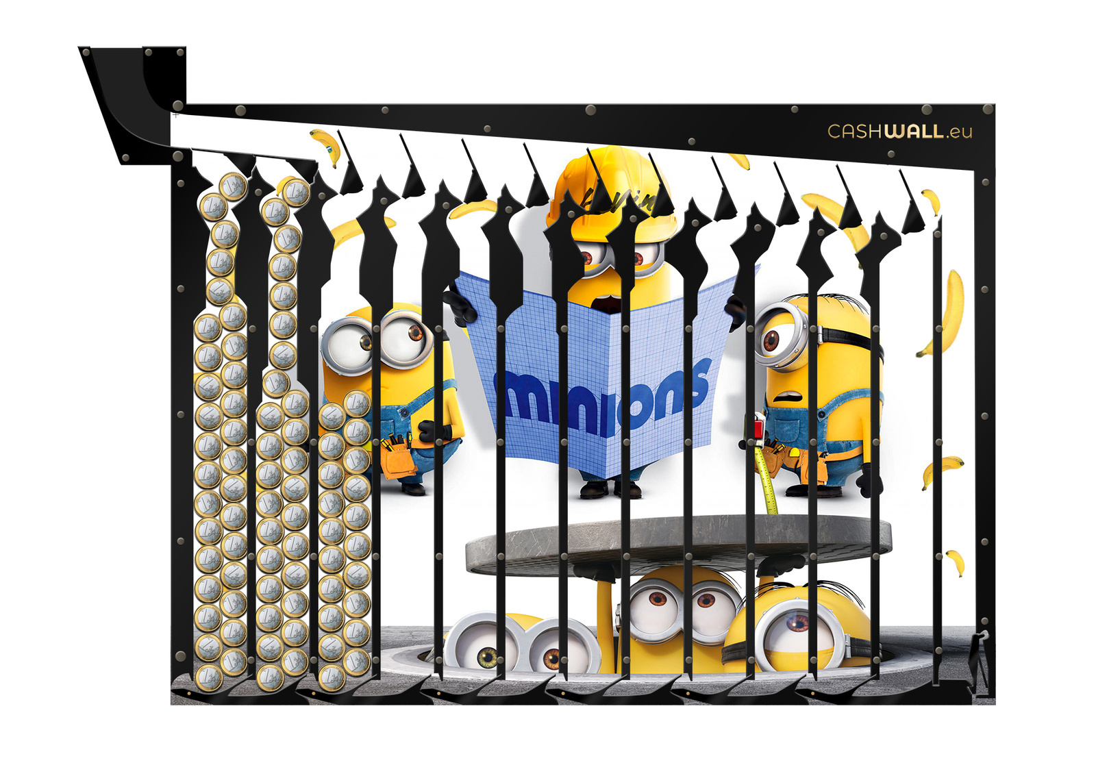 Tirelire murale | Les Minions | Cadeau parfait pour les enfants