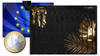 Salvadanaio da parete | Foglie d'oro | Regalo ideale per ogni occasione