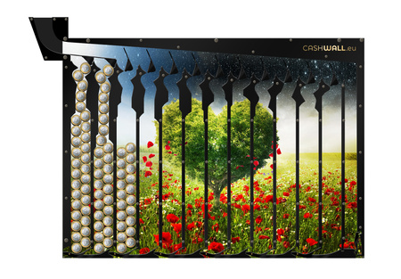 Boîte d'épargne murale | Arbre d'amour | Idée cadeau idéale dans un motif en forme de cœur