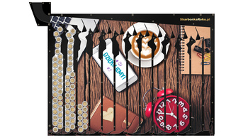 Wand spaarvarken | bureau | cadeau idee voor leraren