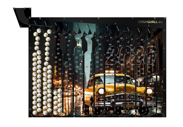 Kalender 2026 Taxi | Ein Geschenk mit Blick auf die Stadt