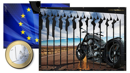 Tirelire murale | Harley Davidson | Idée cadeau pour les fans de moto