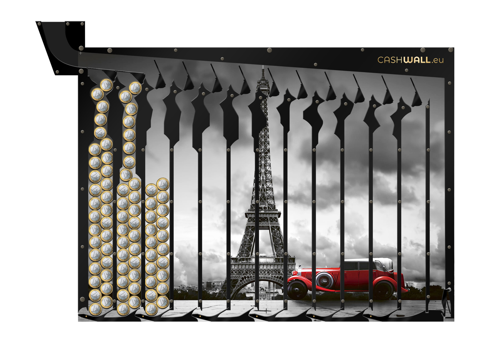 Wall money box | Eiffel Tower | Perfect gift for city lovers
