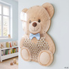 Wandspaarpot Teddybeer met blauwe strik – 1 €