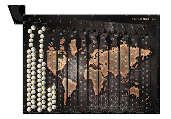 Muurkalender 2025 | Wereldkaart | Perfect cadeau voor reisfans